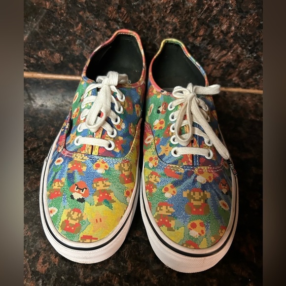 Nintendo limited edition collab Mario 64 vans authentic UNISEX M8 W9.5 - Picture 1 of 11